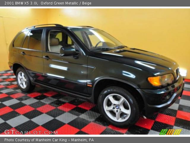 2001 BMW X5 3.0i in Oxford Green Metallic