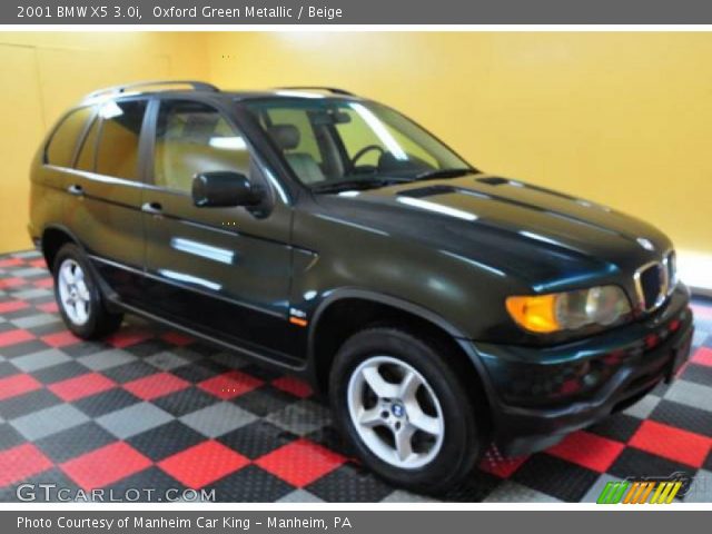 2001 BMW X5 3.0i in Oxford Green Metallic