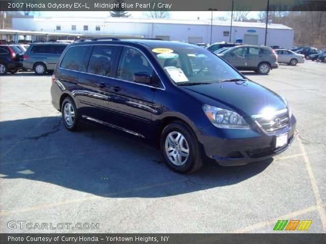 2007 Honda Odyssey EX-L in Midnight Blue Pearl