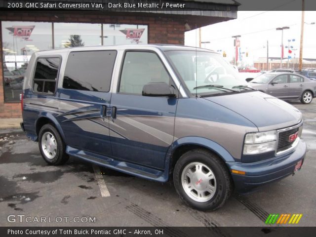 2003 GMC Safari Conversion Van in Dark Blue Metallic