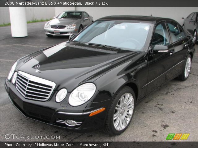 2008 Mercedes-Benz E 550 4Matic Sedan in Black