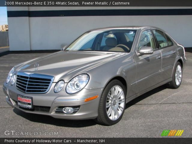 2008 Mercedes-Benz E 350 4Matic Sedan in Pewter Metallic