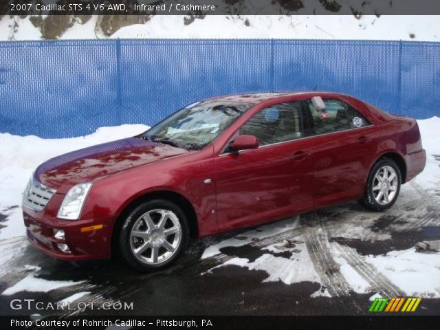 2007 Cadillac STS 4 V6 AWD in Infrared
