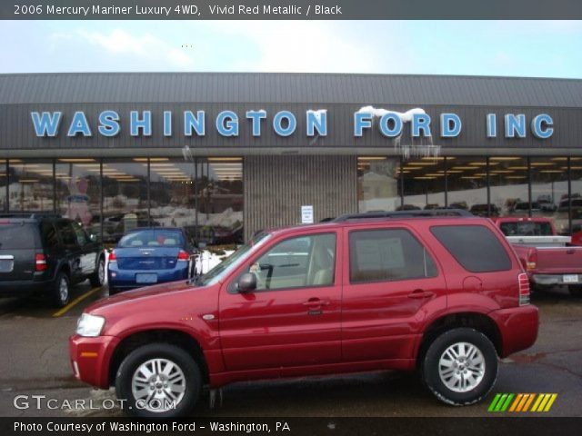 2006 Mercury Mariner Luxury 4WD in Vivid Red Metallic