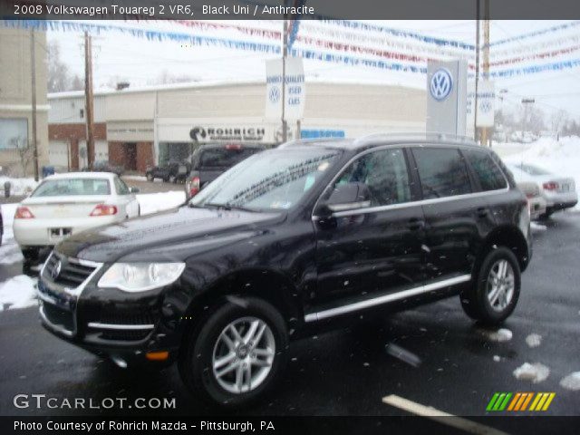 2008 Volkswagen Touareg 2 VR6 in Black Uni