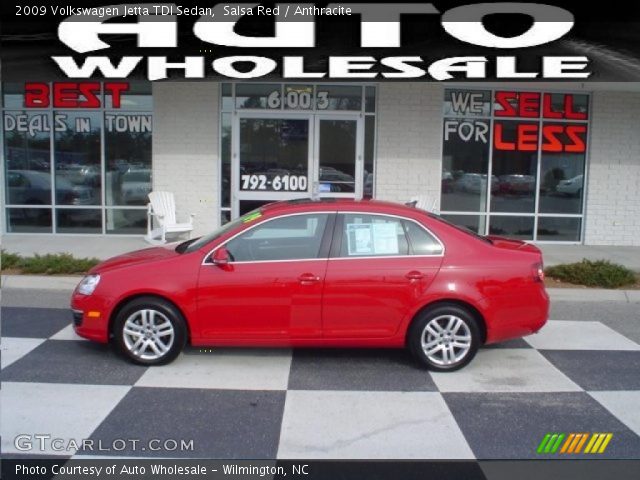 2009 Volkswagen Jetta TDI Sedan in Salsa Red