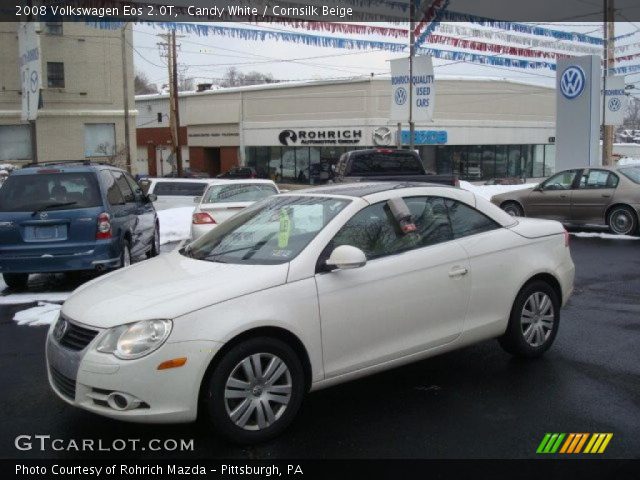 2008 Volkswagen Eos 2.0T in Candy White
