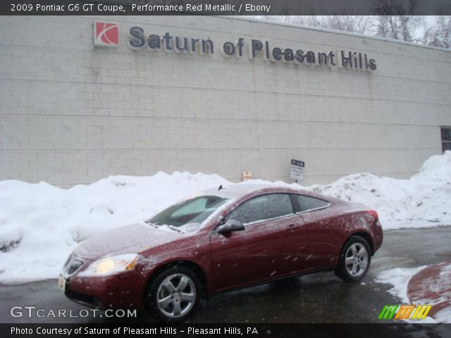 2009 Pontiac G6 GT Coupe in Performance Red Metallic