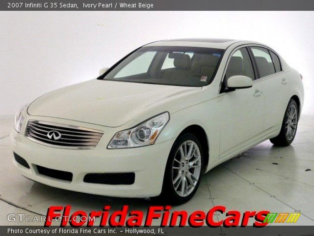 2007 Infiniti G 35 Sedan in Ivory Pearl
