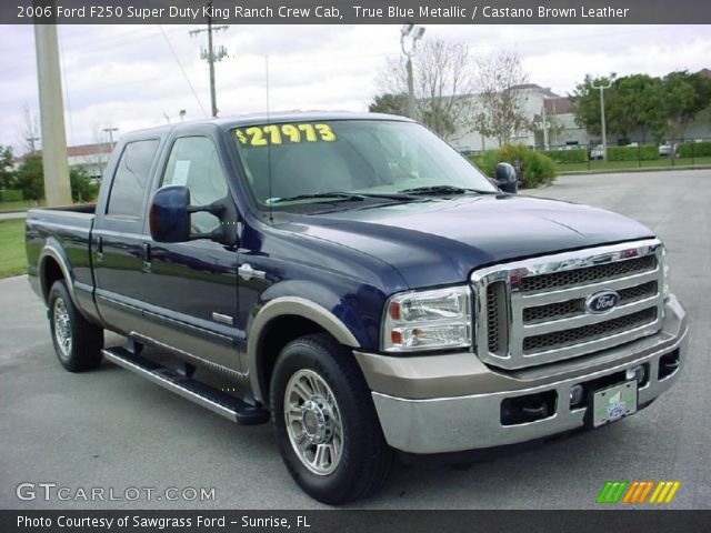 2006 Ford F250 Super Duty King Ranch Crew Cab in True Blue Metallic