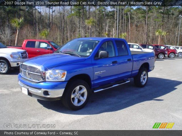 2007 Dodge Ram 1500 Thunder Road Quad Cab 4x4 in Electric Blue Pearl