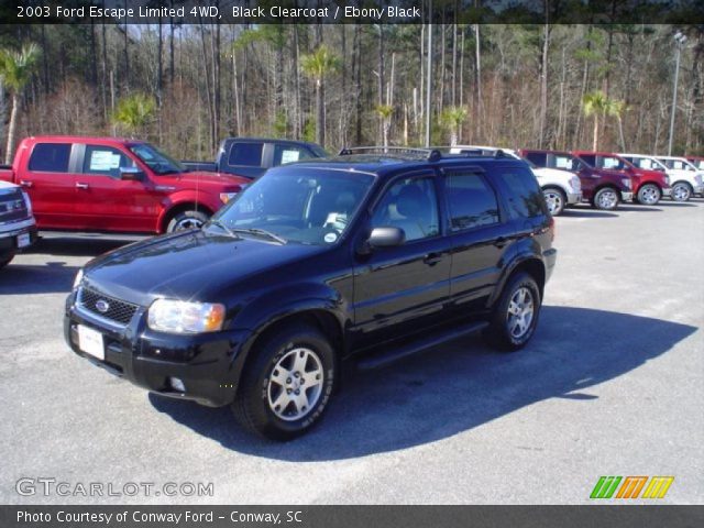 2003 Ford Escape Limited 4WD in Black Clearcoat