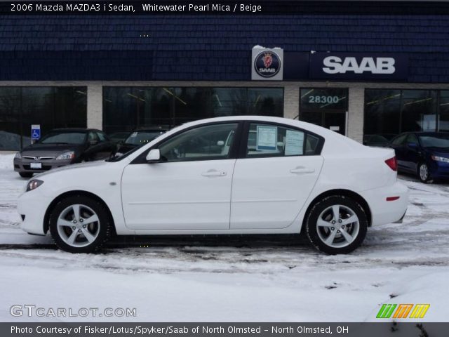 2006 Mazda MAZDA3 i Sedan in Whitewater Pearl Mica