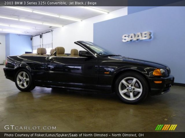 2003 BMW 3 Series 325i Convertible in Jet Black