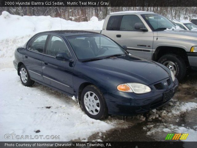 2000 Hyundai Elantra GLS Sedan in Mystic Teal Mica