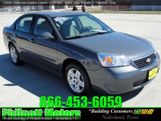 2008 Chevrolet Malibu Classic LT Sedan in Dark Gray Metallic