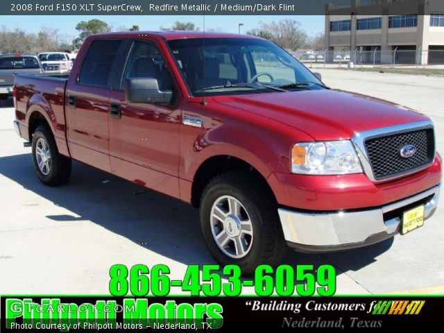 2008 Ford F150 XLT SuperCrew in Redfire Metallic