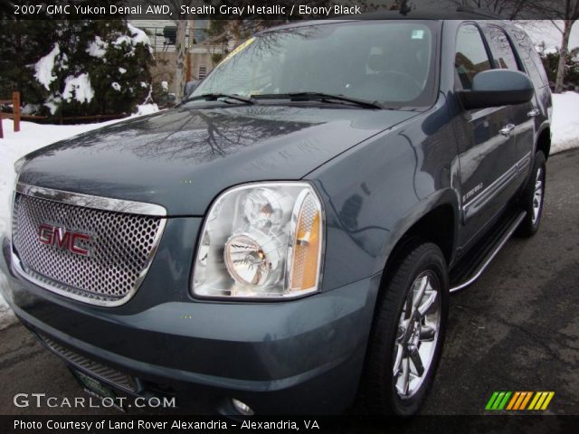 Stealth Gray Metallic 2007 Gmc Yukon Denali Awd Ebony