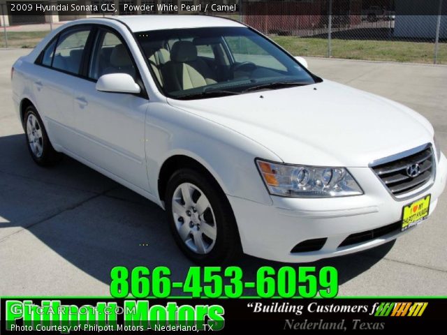 2009 Hyundai Sonata GLS in Powder White Pearl