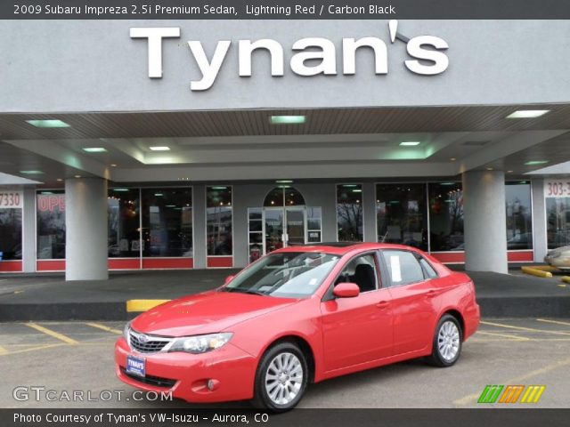 2009 Subaru Impreza 2.5i Premium Sedan in Lightning Red