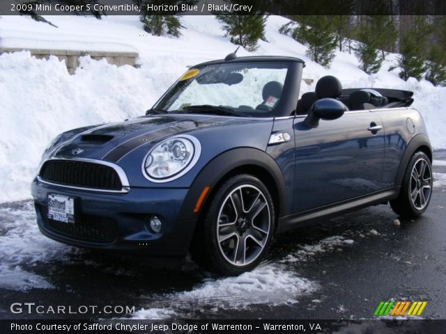 2009 Mini Cooper S Convertible in Horizon Blue