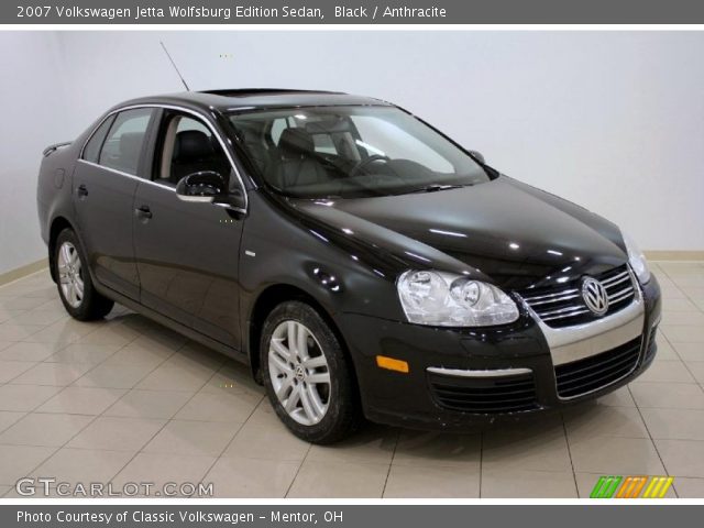 2007 Volkswagen Jetta Wolfsburg Edition Sedan in Black