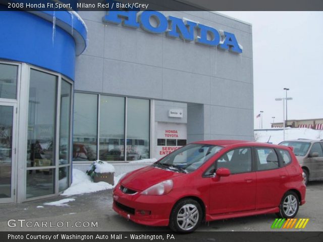 2008 Honda Fit Sport in Milano Red