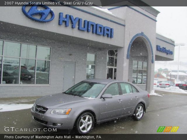 2007 Hyundai Sonata Limited V6 in Steel Gray
