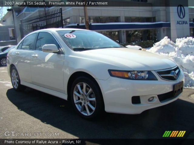 2007 Acura TSX Sedan in Premium White Pearl