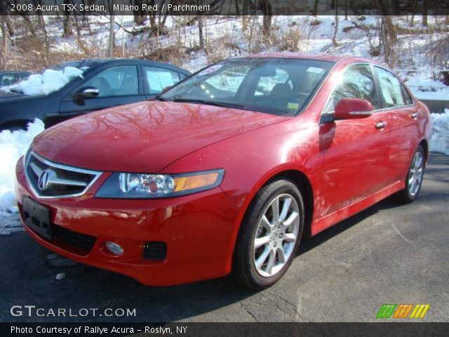 2008 Acura TSX Sedan in Milano Red