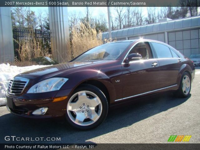 2007 Mercedes-Benz S 600 Sedan in Barolo Red Metallic