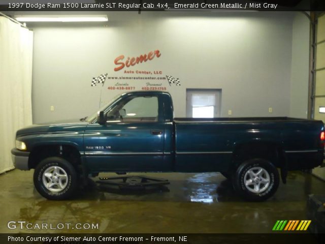 1997 Dodge Ram 1500 Laramie SLT Regular Cab 4x4 in Emerald Green Metallic