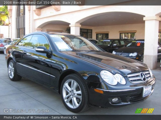 2008 Mercedes-Benz CLK 350 Coupe in Black