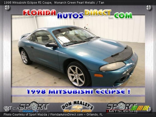 1998 Mitsubishi Eclipse RS Coupe in Monarch Green Pearl Metallic