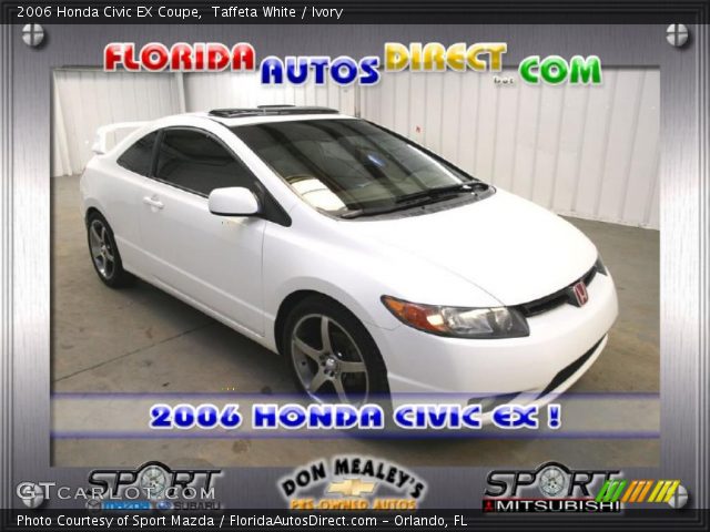 2006 Honda Civic EX Coupe in Taffeta White