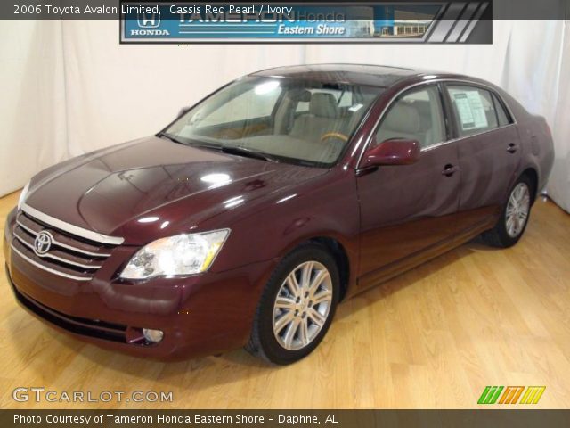 2006 Toyota Avalon Limited in Cassis Red Pearl