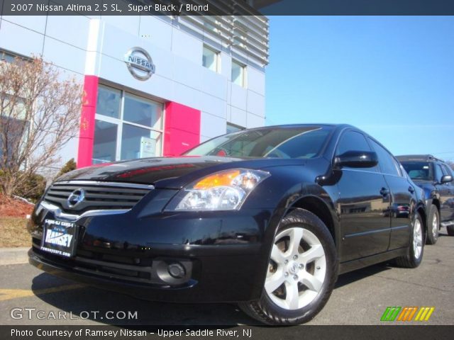 2007 Nissan Altima 2.5 SL in Super Black