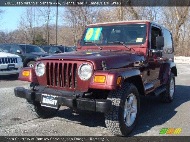 2001 Jeep Wrangler Sahara 4x4 in Sienna Pearl