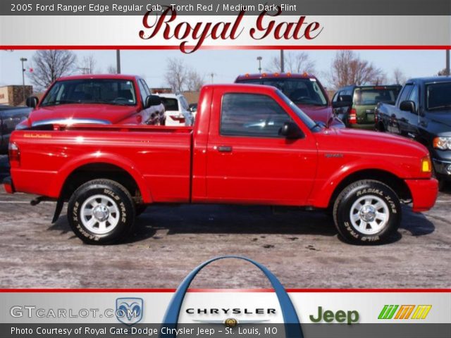 2005 Ford Ranger Edge Regular Cab in Torch Red