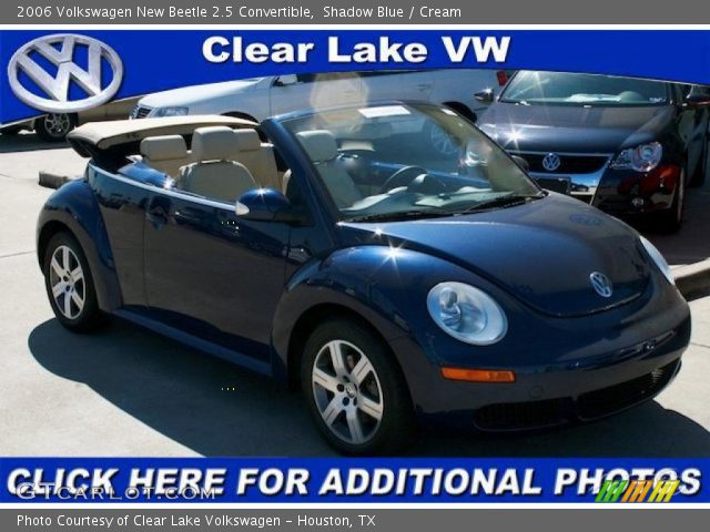 2006 Volkswagen New Beetle 2.5 Convertible in Shadow Blue