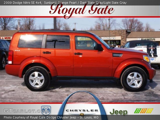 2009 Dodge Nitro SE 4x4 in Sunburst Orange Pearl
