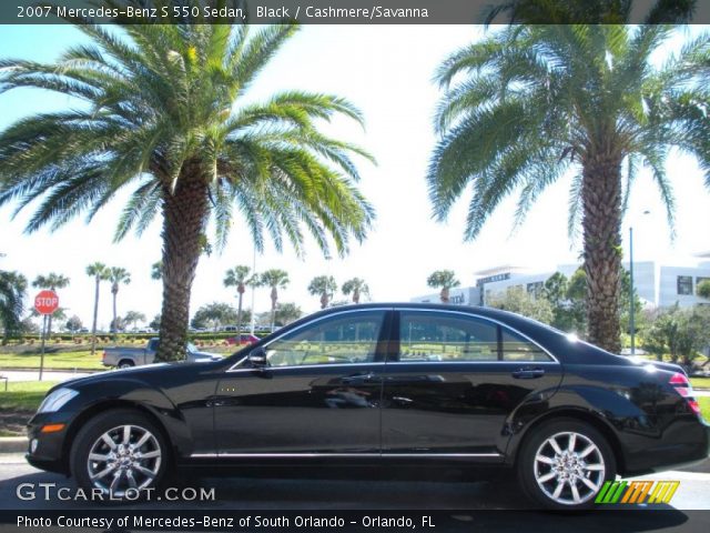 2007 Mercedes-Benz S 550 Sedan in Black