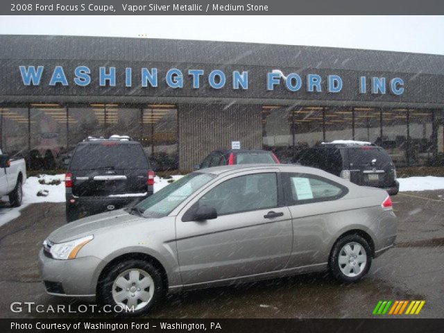 2008 Ford Focus S Coupe in Vapor Silver Metallic