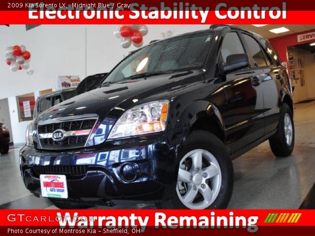 2009 Kia Sorento LX in Midnight Blue