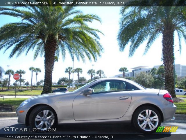 2009 Mercedes-Benz SLK 350 Roadster in Pewter Metallic