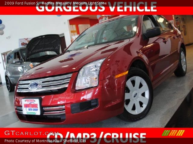 2009 Ford Fusion S in Redfire Metallic