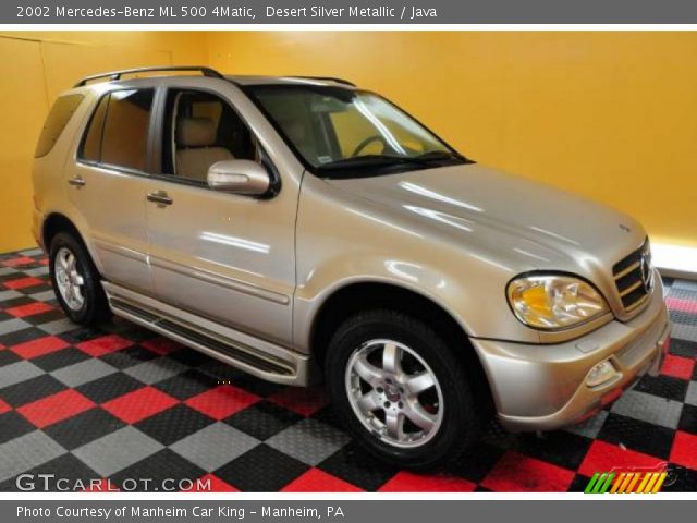 2002 Mercedes-Benz ML 500 4Matic in Desert Silver Metallic