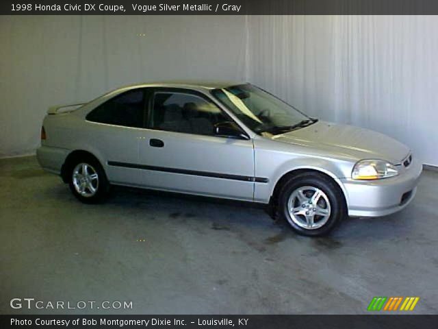 1998 Honda Civic DX Coupe in Vogue Silver Metallic