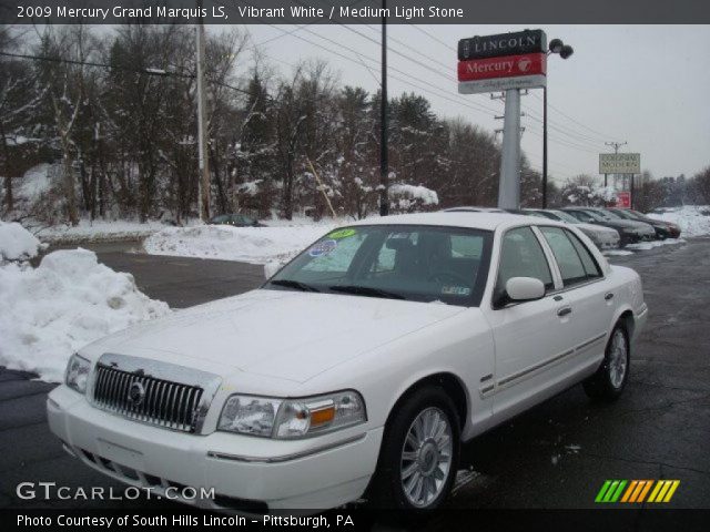 2009 Mercury Grand Marquis LS in Vibrant White