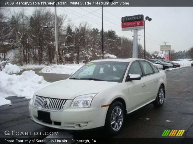 2009 Mercury Sable Premier Sedan in White Suede